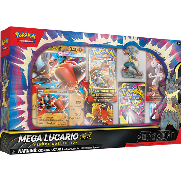 Mega Evolutions Mega Lucario ex Figure Collection