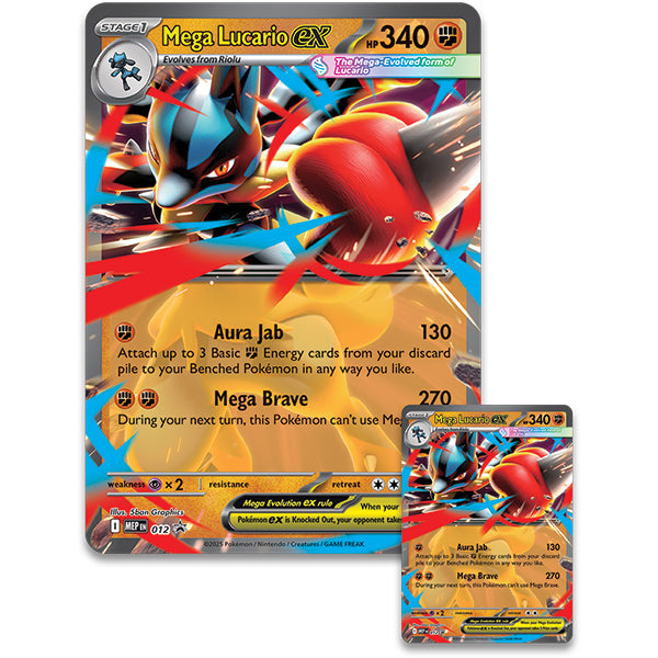 Mega Evolutions Mega Lucario ex Figure Collection