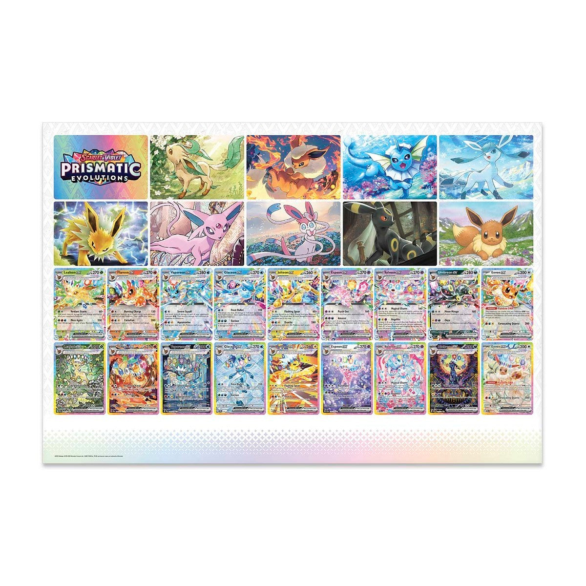 Prismatic Evolution Poster Collection